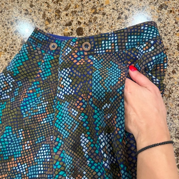 Anthropologie The Essential Culotte Brick Red Size 4 - Picture 5 of 9